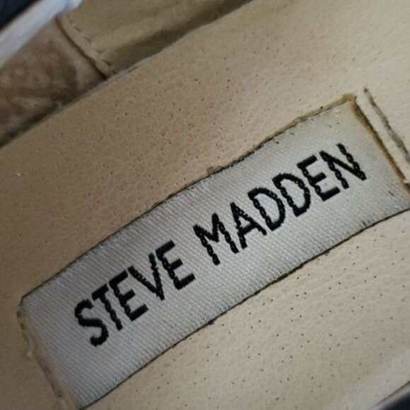 Steve Madden Flats Loafers Slip On Shoes Leopard Print Leather Women's WOMAN'S 7 - Picture 9 of 16